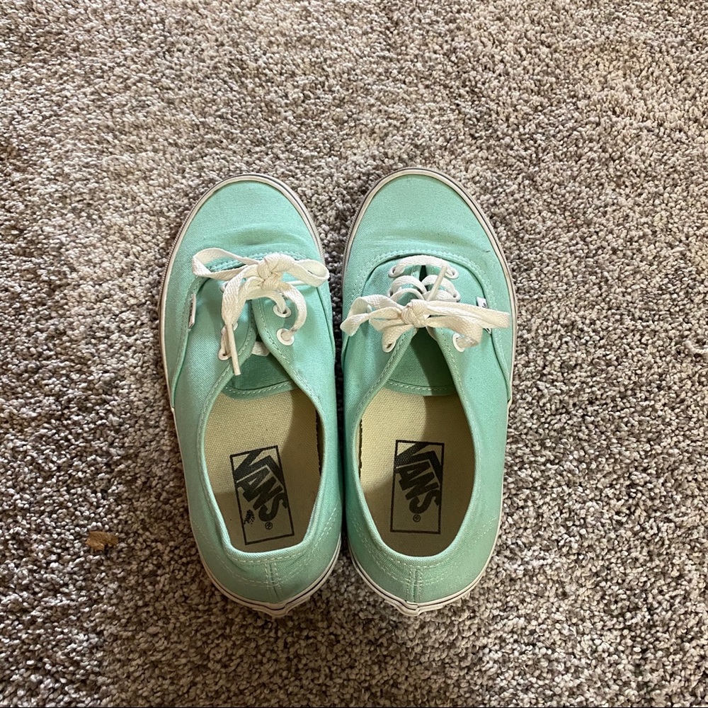 mint green vans